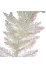 Kurt Adler 9FT Pre-Lit Clear Incandescent Pine Garland
