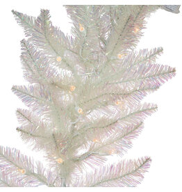 Kurt Adler 9FT Pre-Lit Clear Incandescent Pine Garland