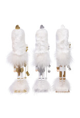 Kurt Adler Hollywood Nutcrackers 9.5H 3 Assorted Gold White Silver