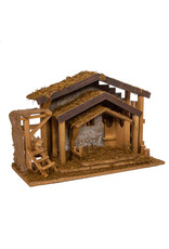 Kurt Adler Nativity Creche Stable Decor 3 Piece Set