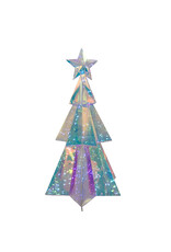 Kurt Adler Prismatic Iridescent LED Christmas Tree 15 Inch