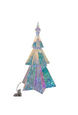 Kurt Adler Prismatic Iridescent LED Christmas Tree 15 Inch
