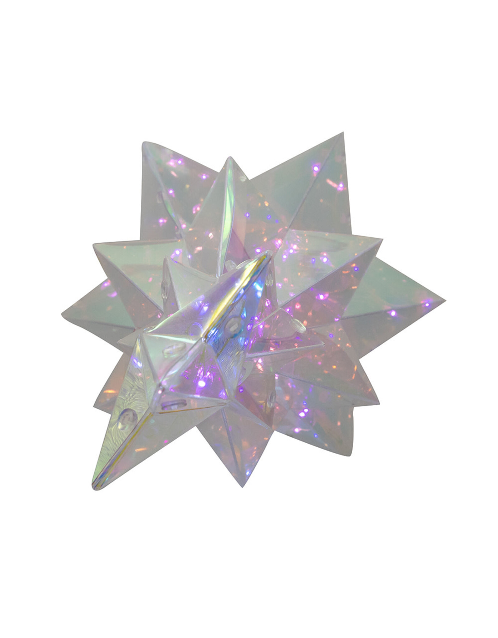 Kurt Adler Prismatic Iridescent LED Christmas Tree 15 Inch