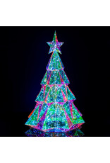 Kurt Adler Prismatic Iridescent LED Christmas Tree 20 Inch