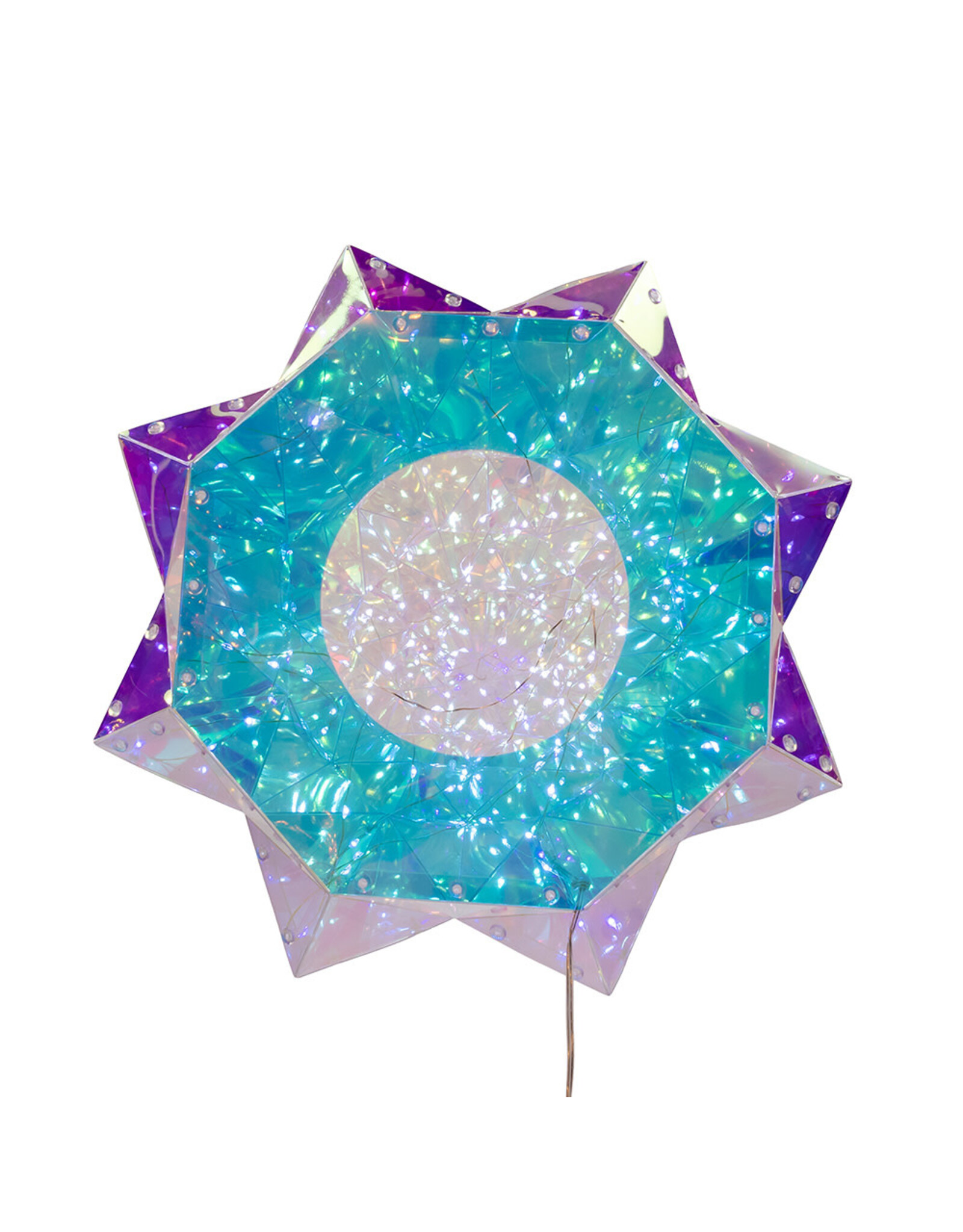 Kurt Adler Prismatic Iridescent LED Christmas Tree 20 Inch