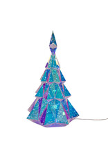 Kurt Adler Prismatic Iridescent LED Christmas Tree 20 Inch