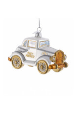 Kurt Adler Nobel Gems Glass Just Married Wedding Car Ornament
