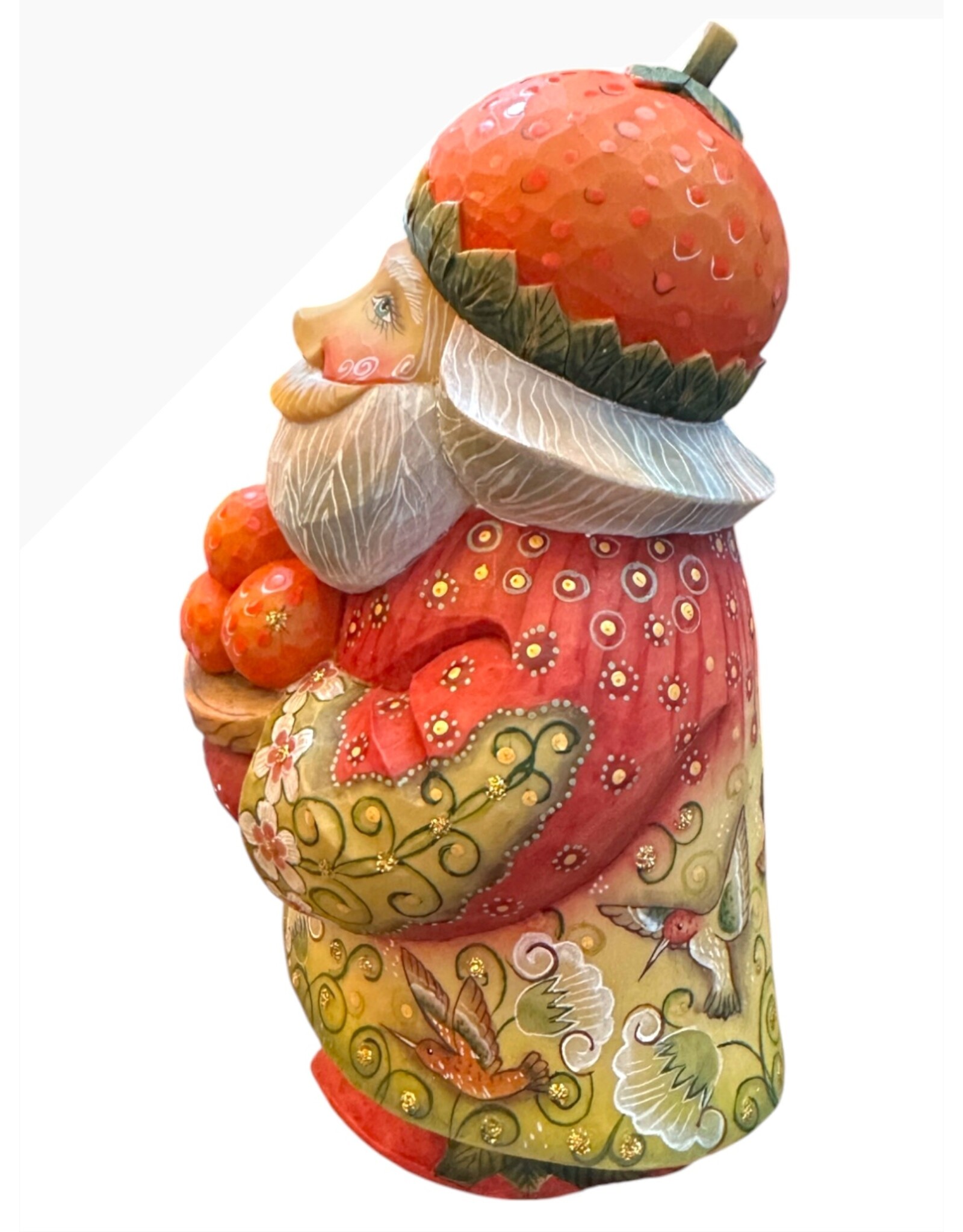 DeBrekht Artistic Studios OJ Essential Santa w Oranges and Orange Hat