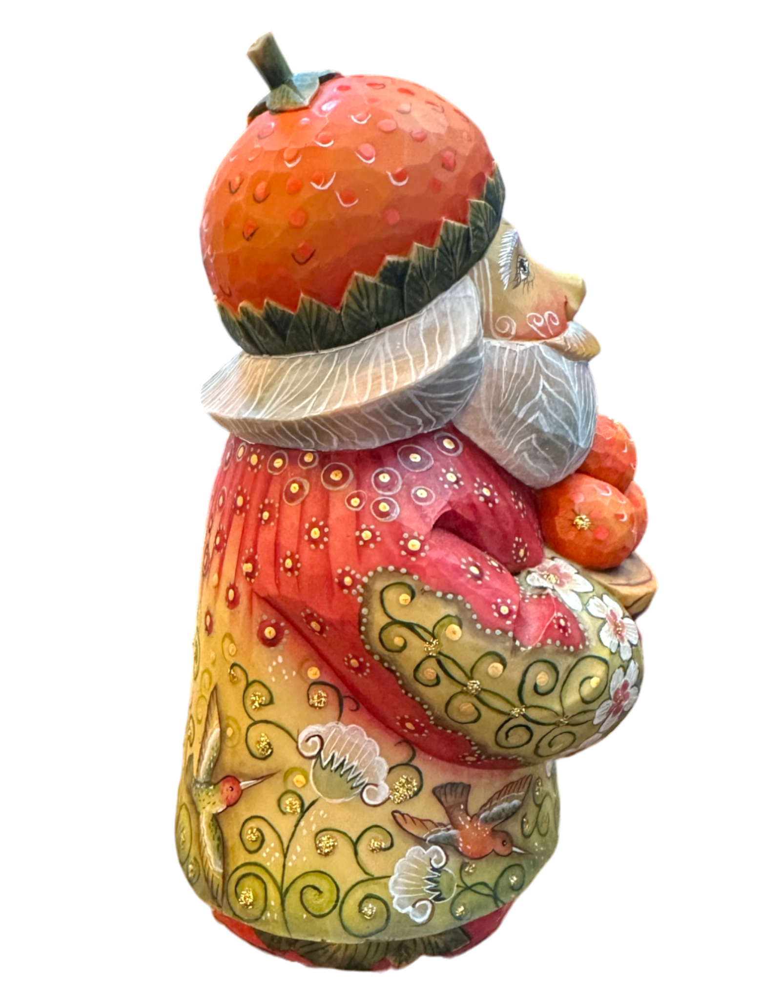 DeBrekht Artistic Studios OJ Essential Santa w Oranges and Orange Hat