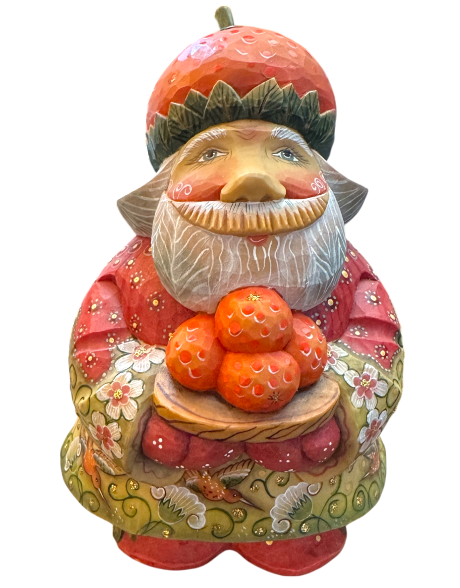 DeBrekht Artistic Studios OJ Essential Santa w Oranges and Orange Hat