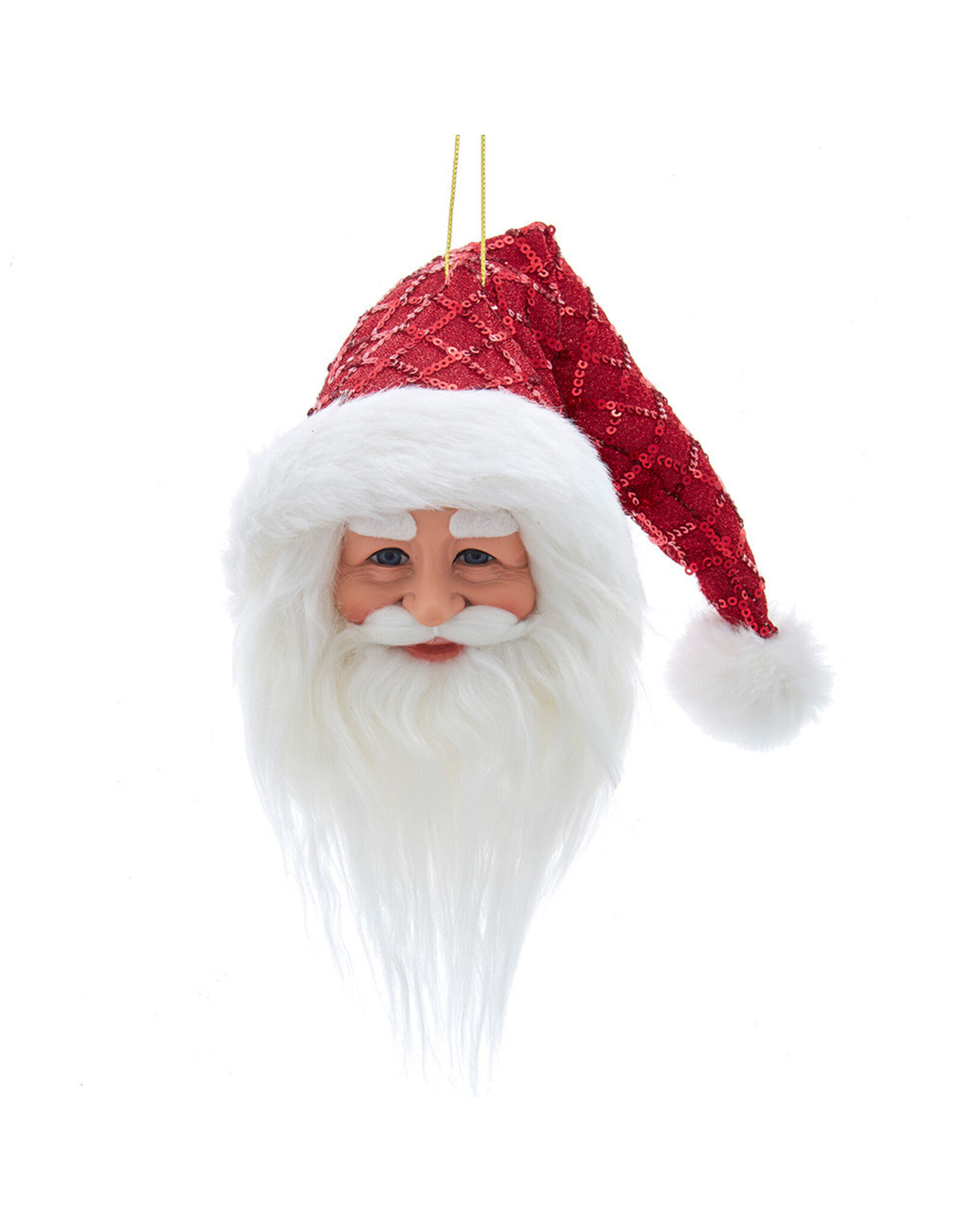 Kurt Adler Red Santa Head Ornament 9 Inch