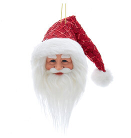 Kurt Adler Red Santa Head Ornament 9 Inch