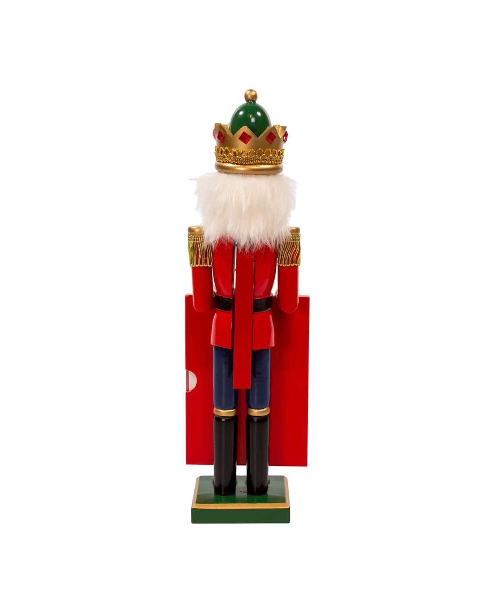 Kurt Adler Nutcracker King Holding Merry Christmas Picture Frame