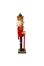 Kurt Adler Nutcracker King Holding Merry Christmas Picture Frame
