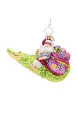Christopher Radko Florida Christmas Ornament Sunshine State Gator