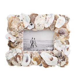 Mud Pie Oyster Shell Picture Frame For 4x6 Photo
