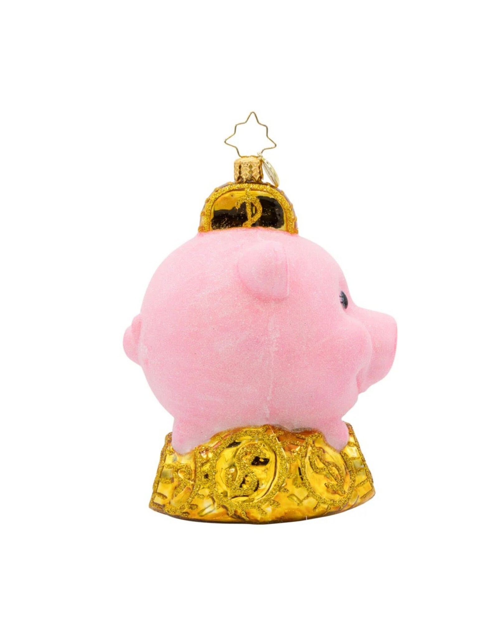 Christopher Radko Christmas Ornaments Piggy Pal