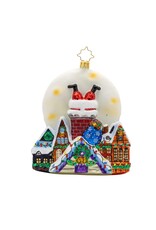 Christopher Radko Christmas Ornaments Santa's Moonlight Mischief