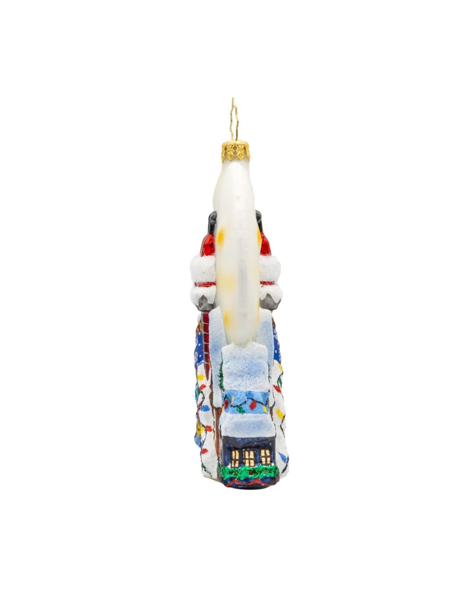 Christopher Radko Christmas Ornaments Santa's Moonlight Mischief