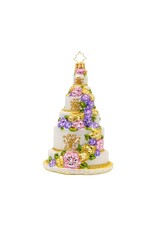 Christopher Radko Wedding Cake Christmas Ornament A Taste Of Love