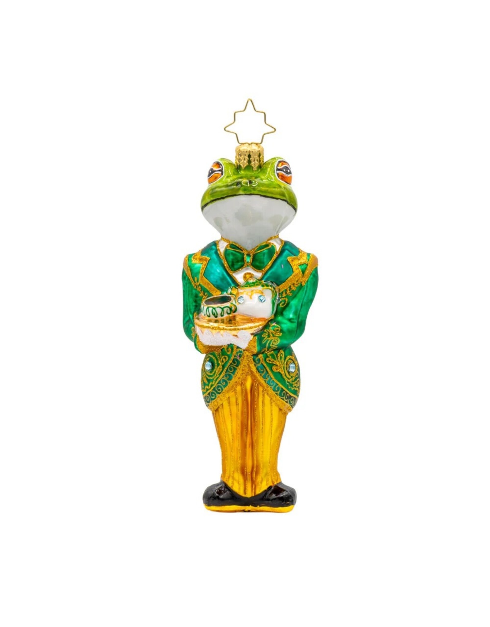 Christopher Radko Christmas Ornaments Hoppy Hospitality Frog