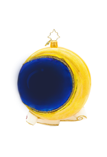 Christopher Radko Christmas Ornament For Personalization Crescent Moon