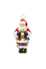 Christopher Radko Christmas Ornament Tangled Up Santa