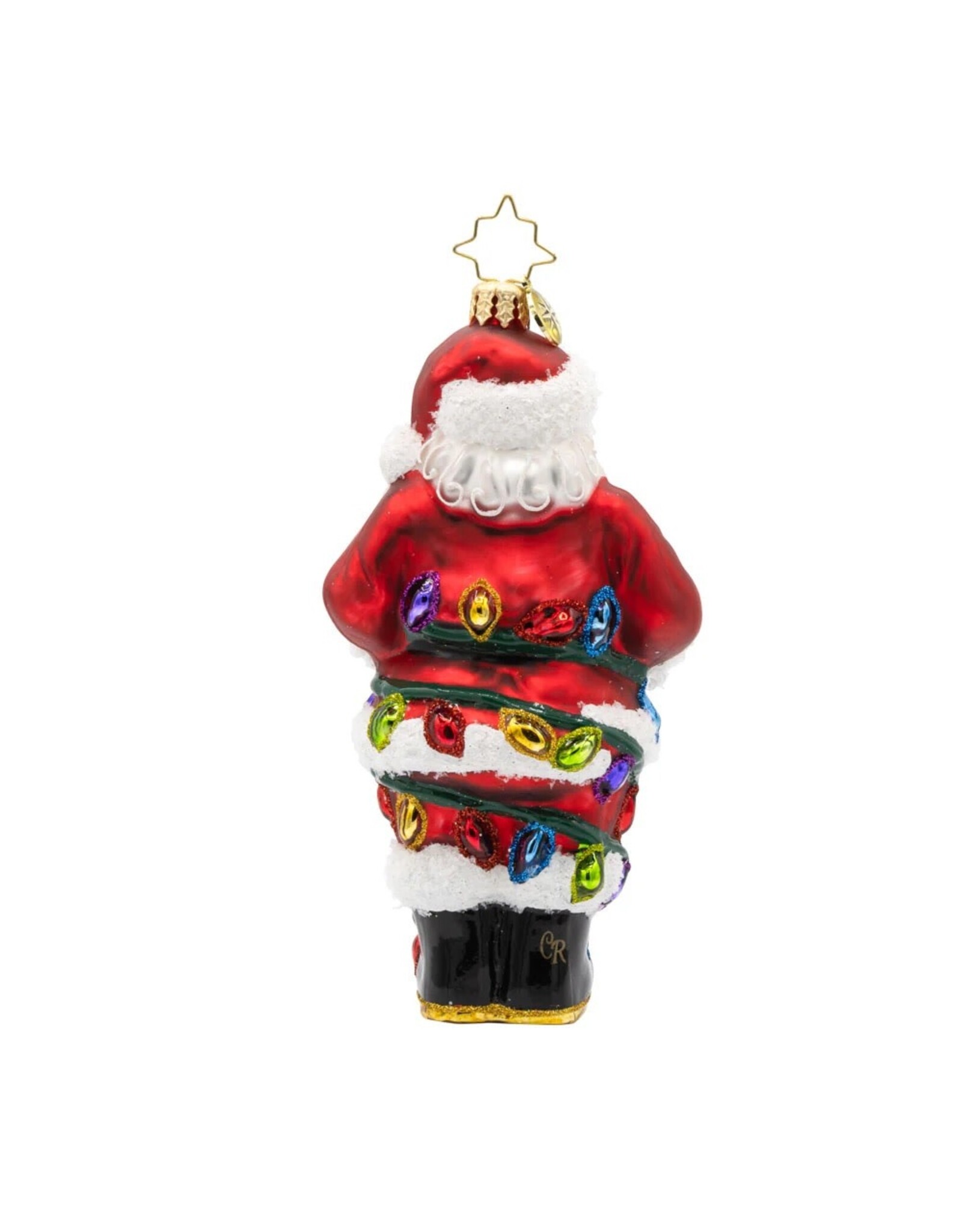 Christopher Radko Christmas Ornament Tangled Up Santa