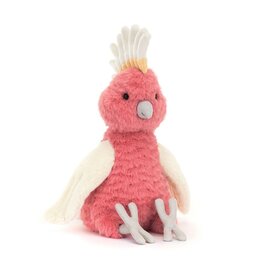 JellyCat Squawkatoo Pink Cockatoo Parrot