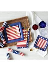 Caspari Patriotic Paper Luncheon Napkins 20pk Red White And Blue