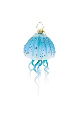 Christopher Radko Christmas Ornament Aqua Moon Jellyfish