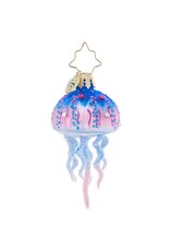 Christopher Radko Christmas Ornaments Jellyfish Colorful Jelly Gem