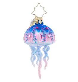 Christopher Radko Christmas Ornaments Jellyfish Colorful Jelly Gem