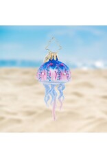 Christopher Radko Christmas Ornaments Jellyfish Colorful Jelly Gem