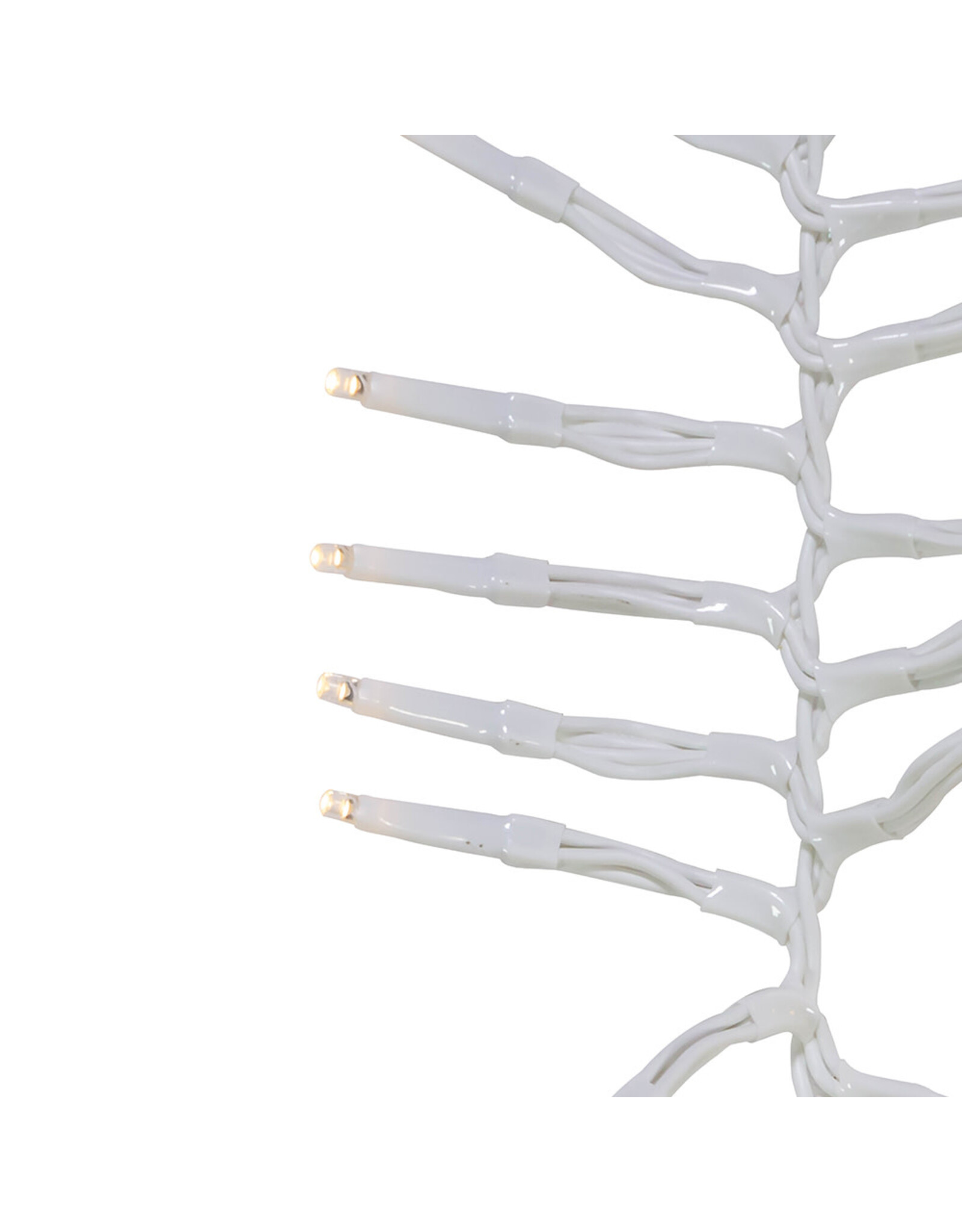 Kurt Adler 3000-Light WW LED Cluster Garland Light Set 98FT W Wire