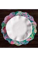 Beatriz Ball Reversible Round Placemats 15.5" Set of 4 Coral Reef