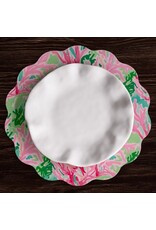 Beatriz Ball Reversible Round Placemats 15.5" Set of 4 Coral Reef