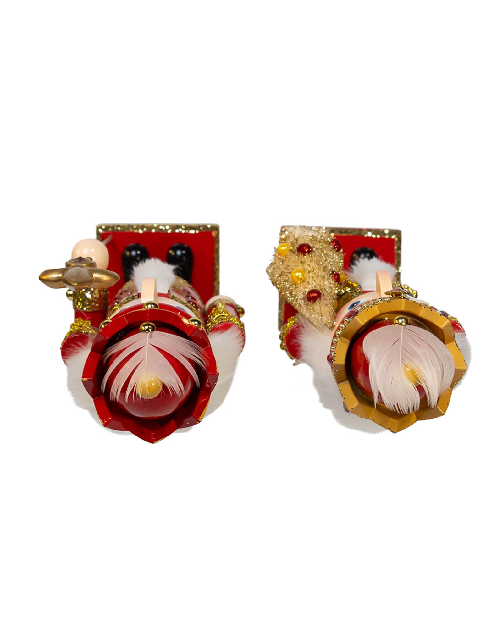 Kurt Adler Red And Gold Nutcrackers 2 Assorted 15 Inch