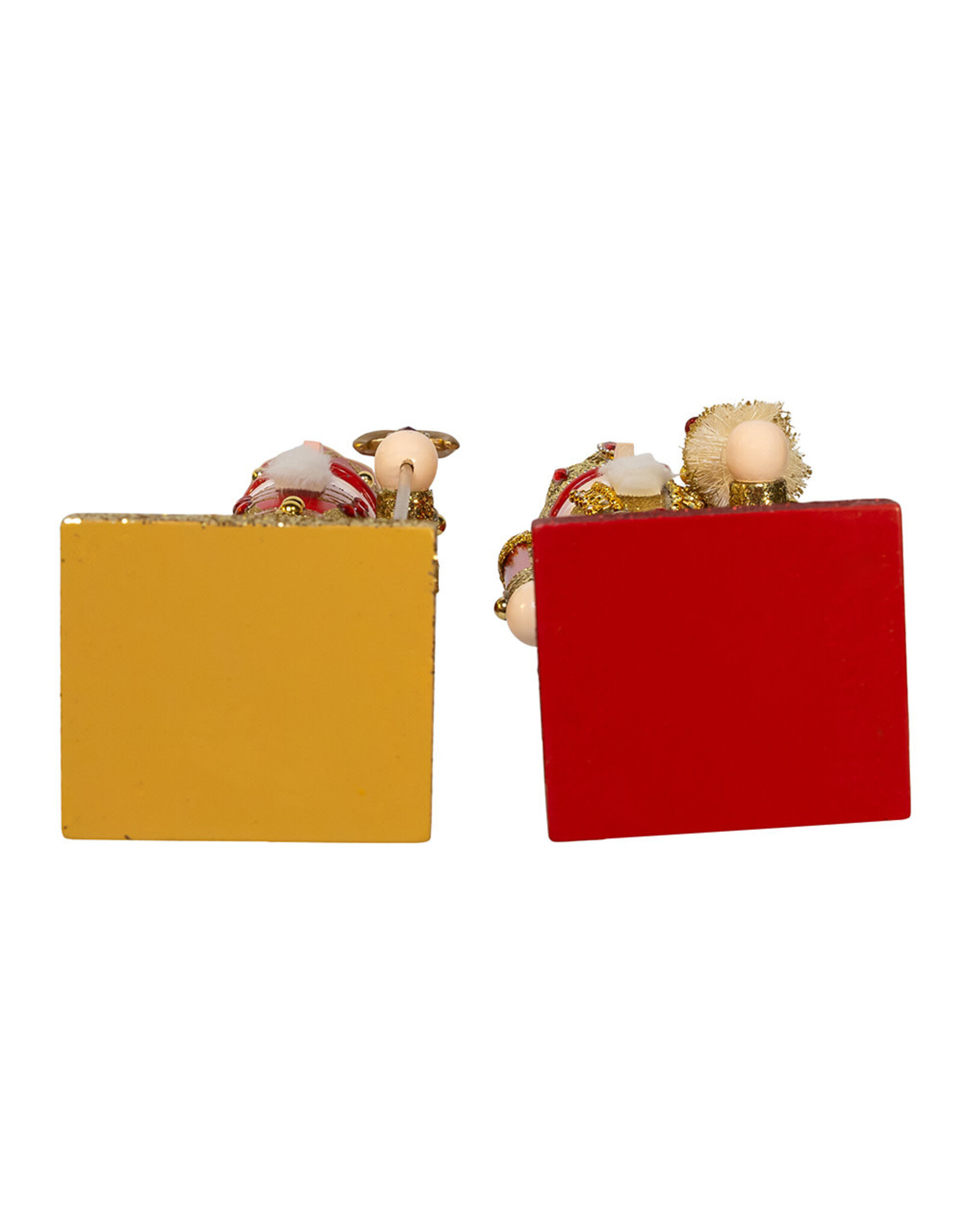 Kurt Adler Red And Gold Nutcrackers 2 Assorted 15 Inch