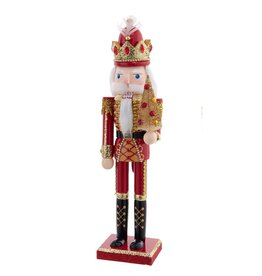 Kurt Adler Red And Gold Nutcrackers 15 Inch W Tree