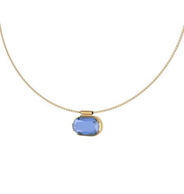 Dean Davidson Jewelry Gold Mercer Gemstone Pendant Midnight Blue