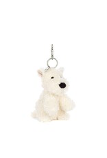 JellyCat Munro Scottie Dog Bag Charm Key Chains Key Ring