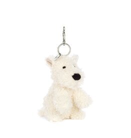 JellyCat Munro Scottie Dog Bag Charm Key Chains Key Ring