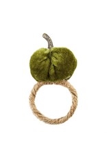 Mud Pie Velvet Pumpkin Napkin Rings Set of 4 Assorted