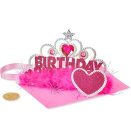 PAPYRUS® Birthday Card Birthday Princess Wearable Tiara Card
