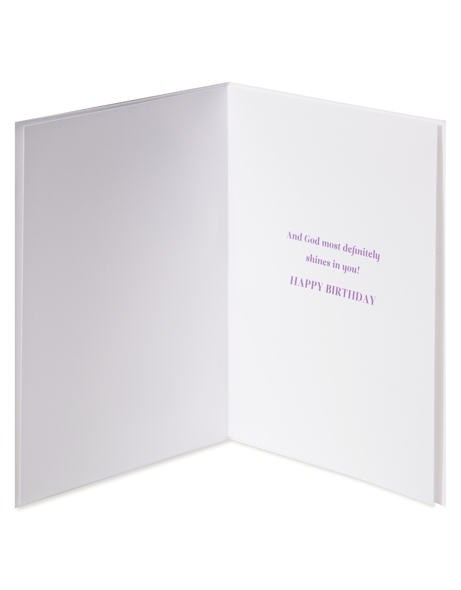 PAPYRUS® Birthday Card Religious | God Shines In You - Stained Glass