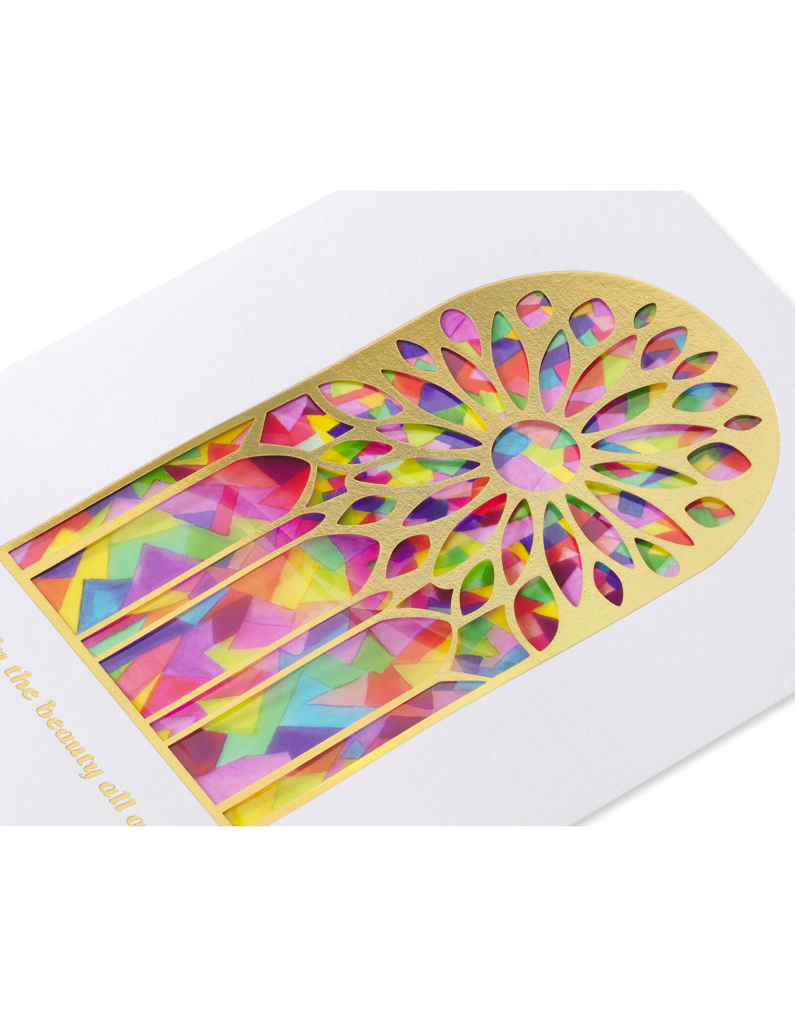 PAPYRUS® Birthday Card Religious | God Shines In You - Stained Glass