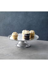 Beatriz Ball PEDESTAL Organic Pearl Nova Round Platter Cake Plate Stand