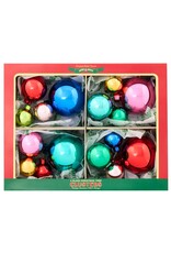 Christopher Radko Shiny Brite Christmas Confetti 4ct 4PC Clusters 1.25 1.75 2.5