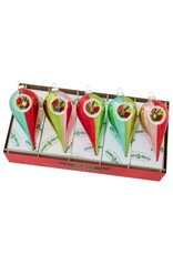 Christopher Radko Shiny Brite Festive Fete 5ct Reflector Tulips